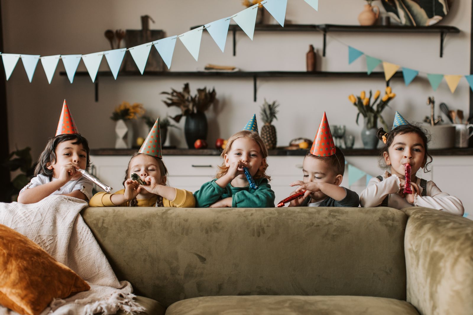 Crianças em festa de aniversário
